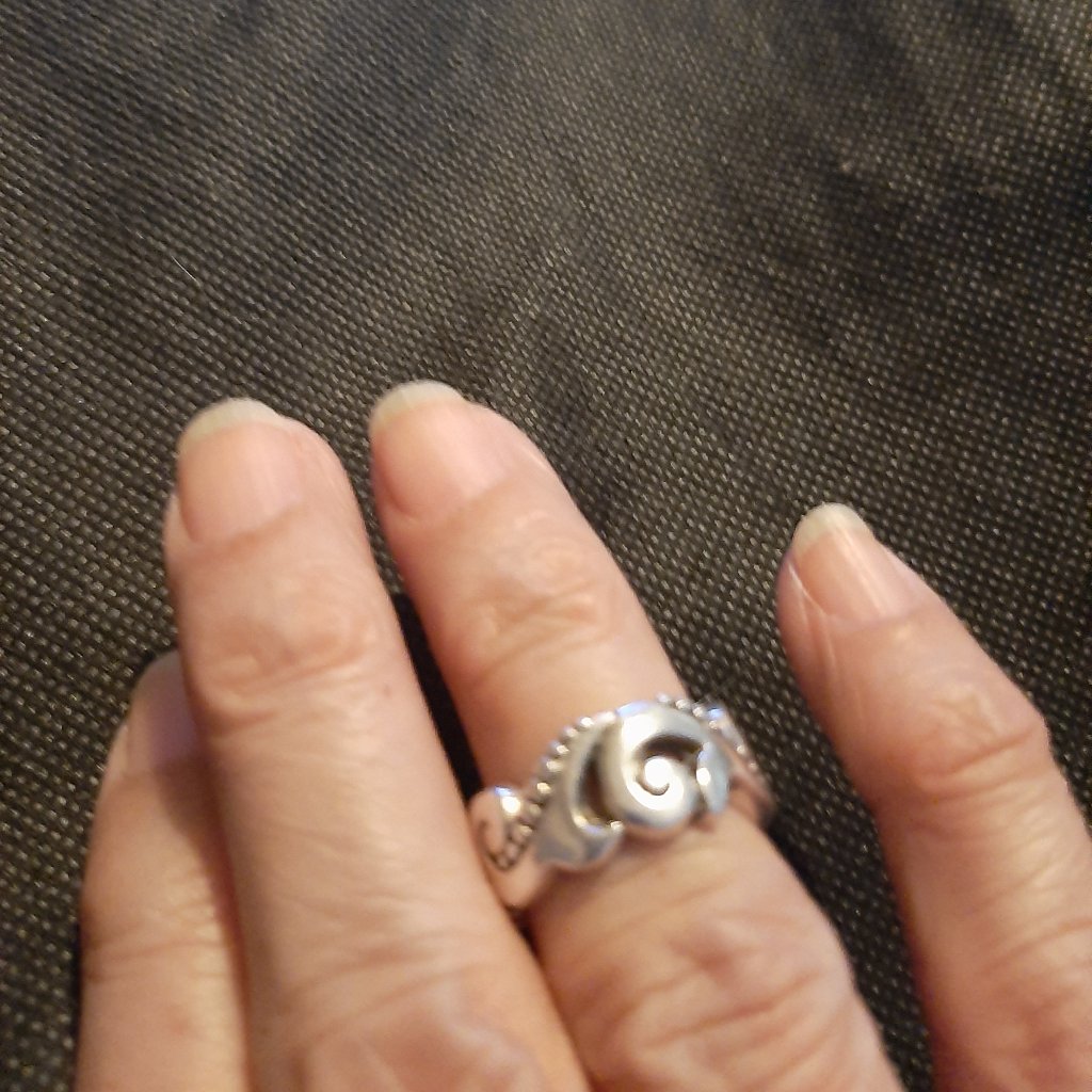 Sterling Silver Scroll Ring